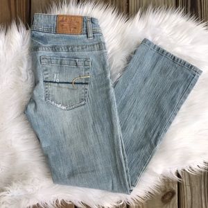 American Eagle Straight Leg Light Boyfriend Jeans